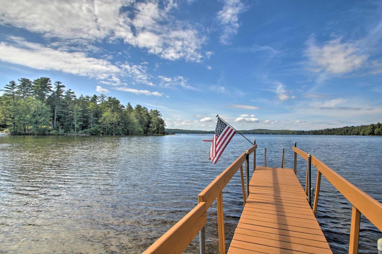 Family Cabin With Beach Access On Panther Pond Raymond Экстерьер фото