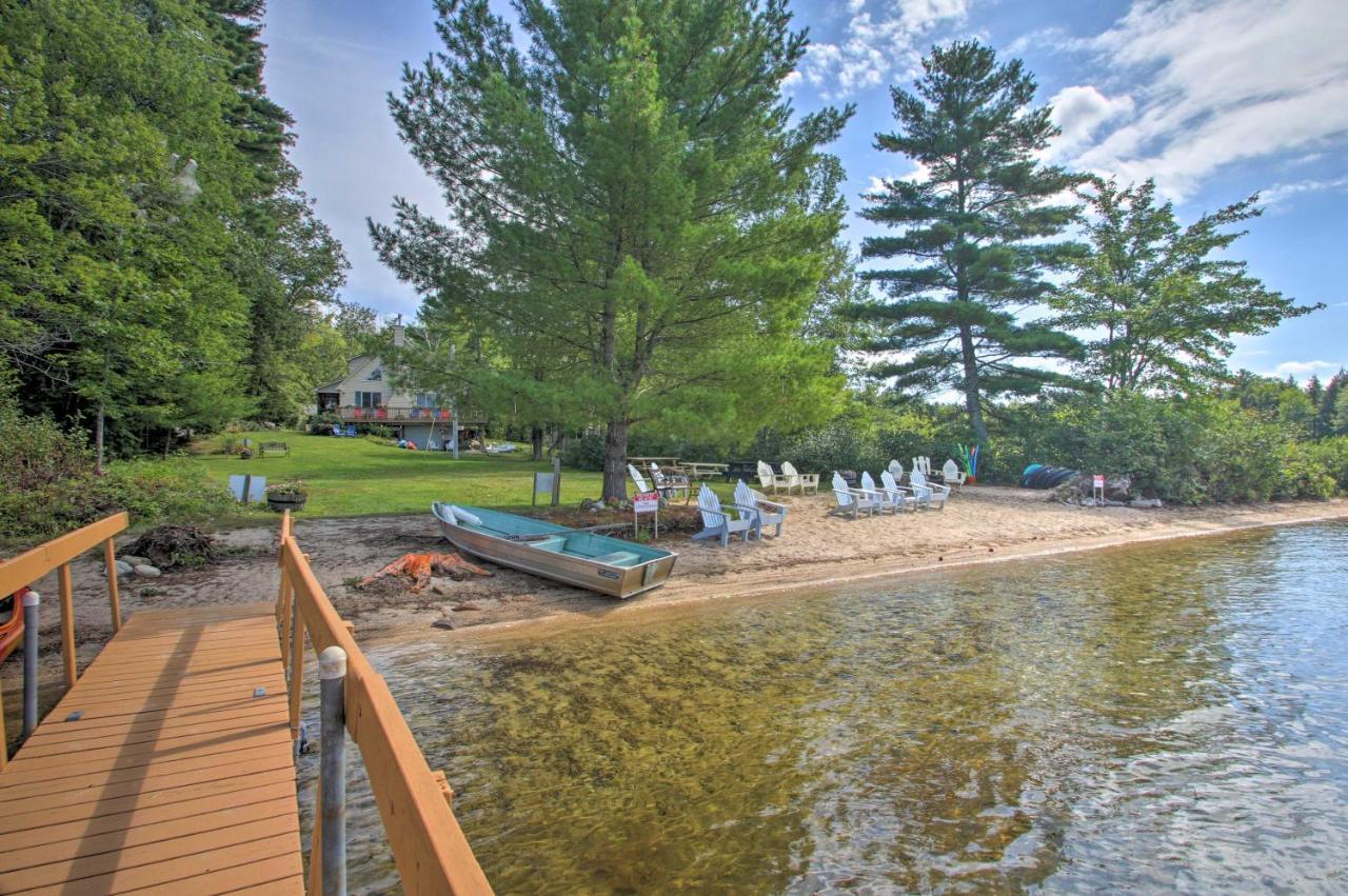 Family Cabin With Beach Access On Panther Pond Raymond Экстерьер фото