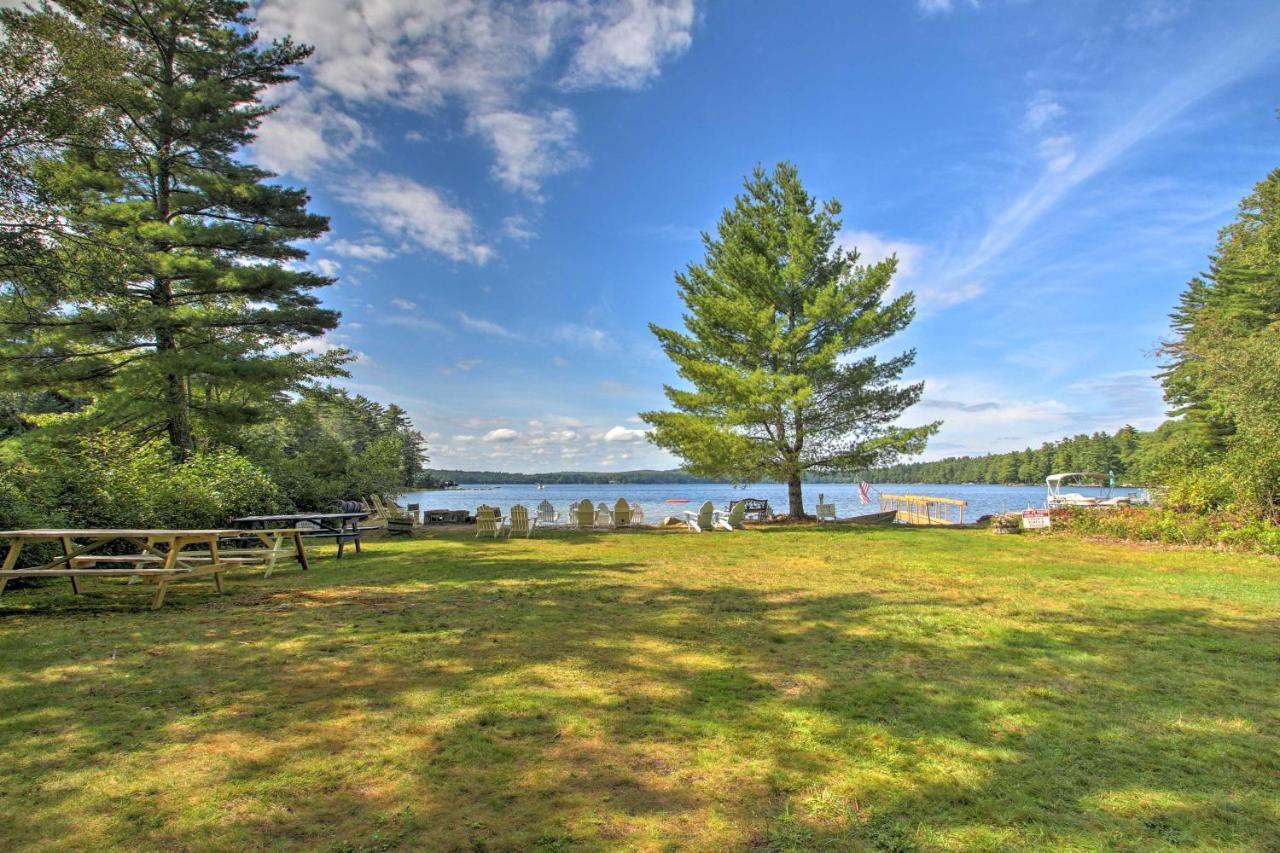 Family Cabin With Beach Access On Panther Pond Raymond Экстерьер фото