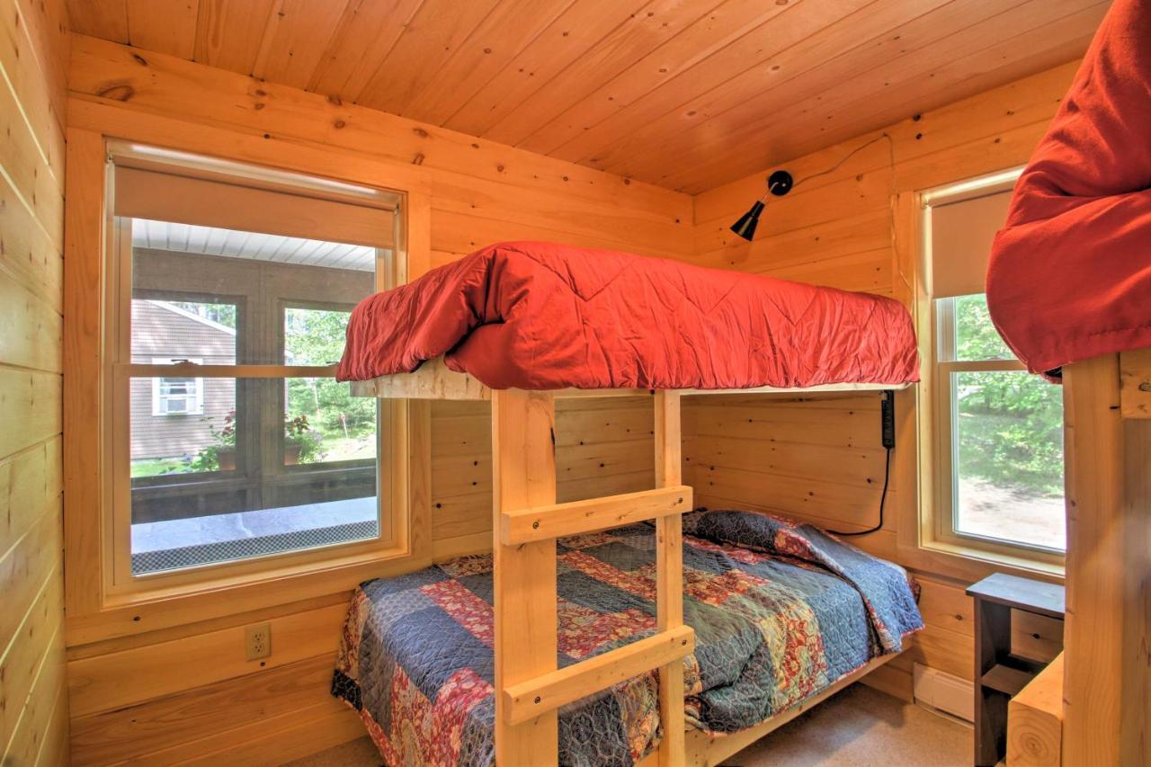 Family Cabin With Beach Access On Panther Pond Raymond Экстерьер фото
