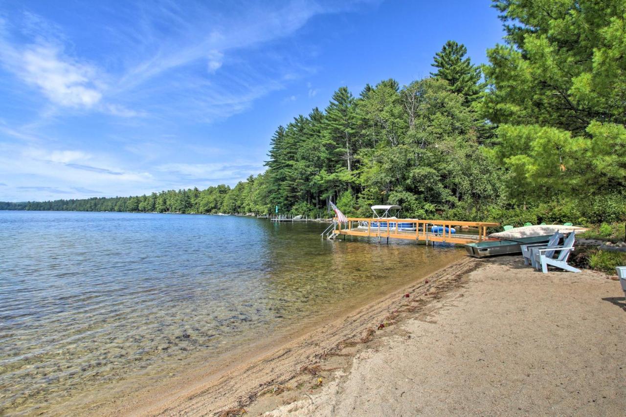 Family Cabin With Beach Access On Panther Pond Raymond Экстерьер фото