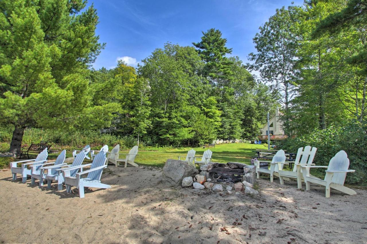 Family Cabin With Beach Access On Panther Pond Raymond Экстерьер фото